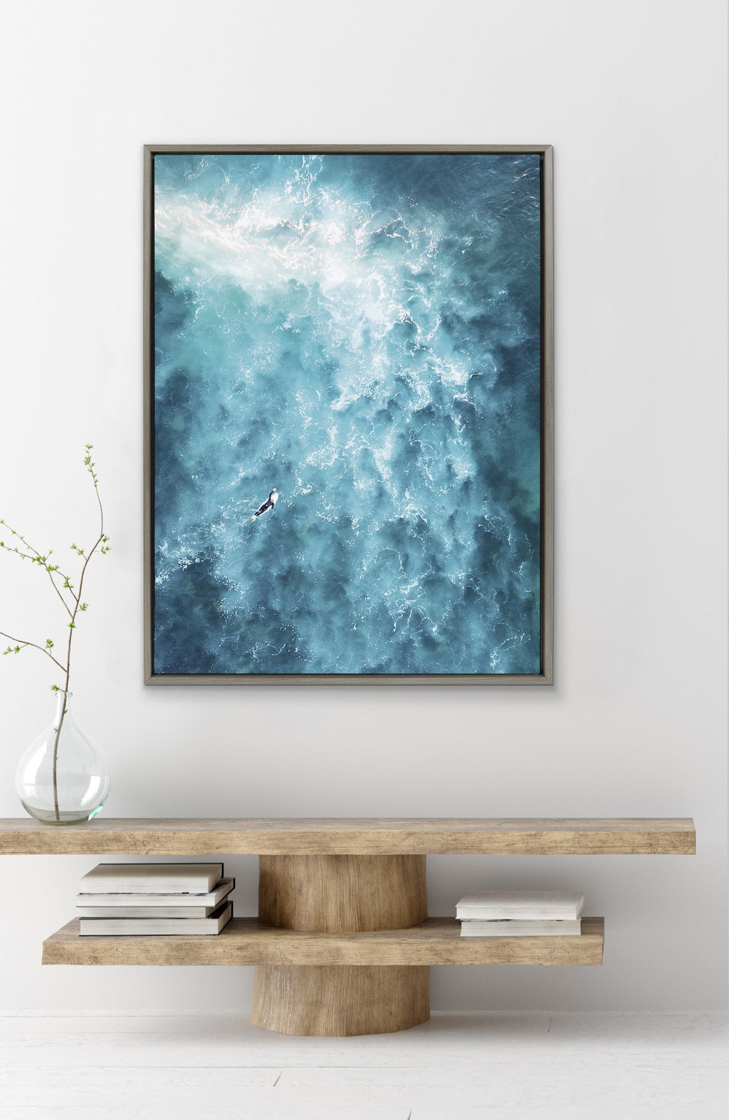 Sylvie La Jolla 7 Framed Canvas by Rachel Bolgov