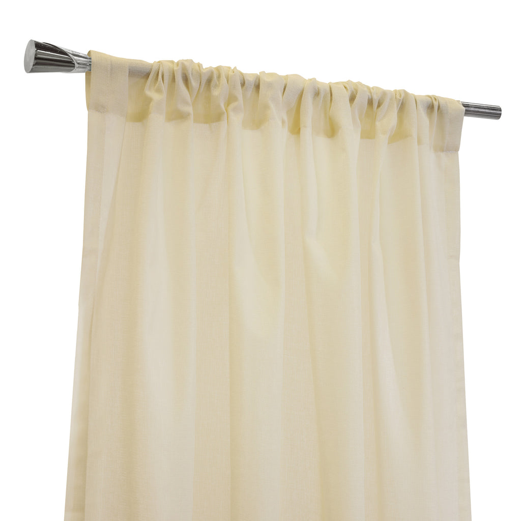 Weathershield Pole Top Curtain Panel 50 X 72 In Ivory