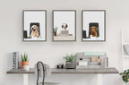 Sylvie I’m Diane. VP of Engineering Framed Canvas by The Creative Bunch Studio