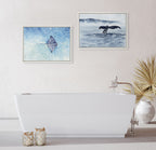 Sylvie Whale Watching Framed Canvas by Julie Maida