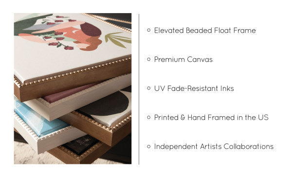Sylvie Beaded King Protea and King Protea 2 Framed Canvas Art Set by Mackenzie Nelson