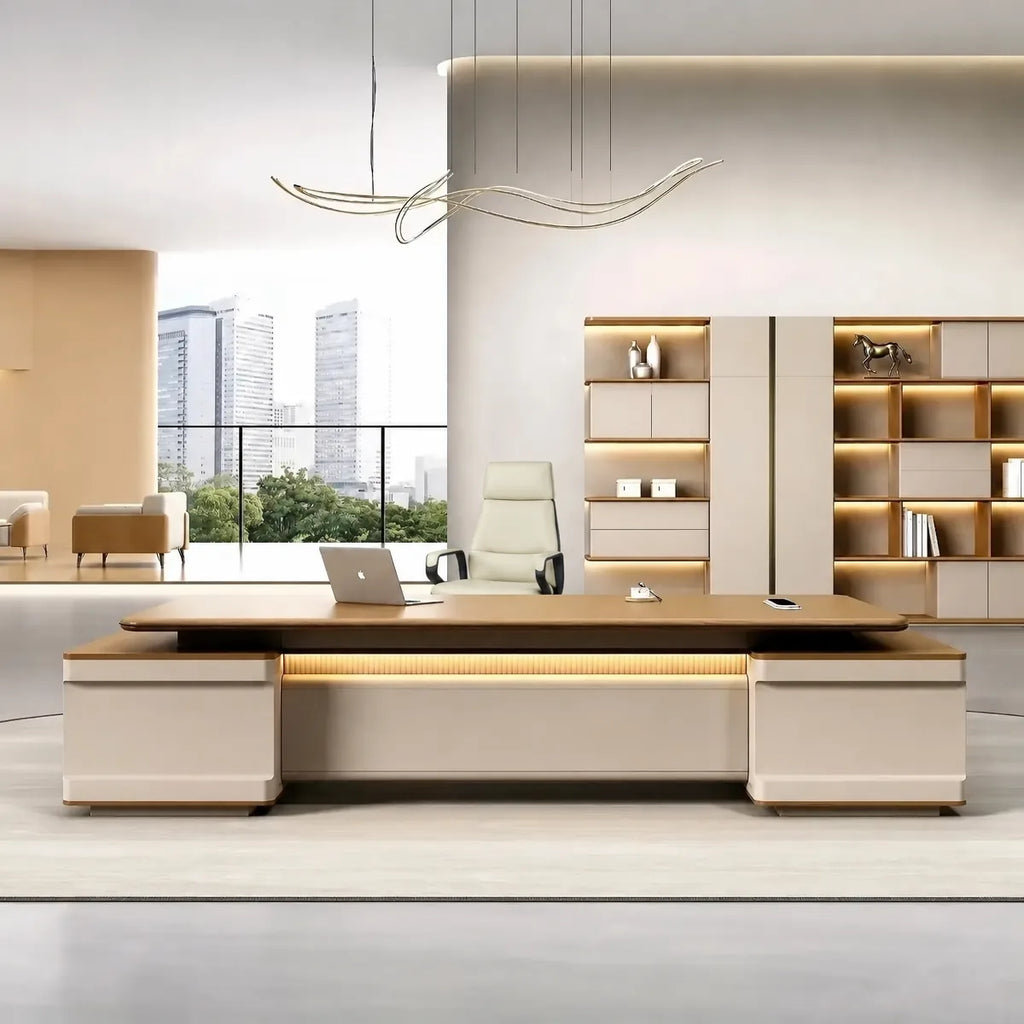 Halsey · Modern L-Shaped Executive Desk