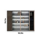 Keats · Office Library Shelves w/ Lighting, Suit Closet & Storage