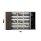 Keats · Office Library Shelves w/ Lighting, Suit Closet & Storage