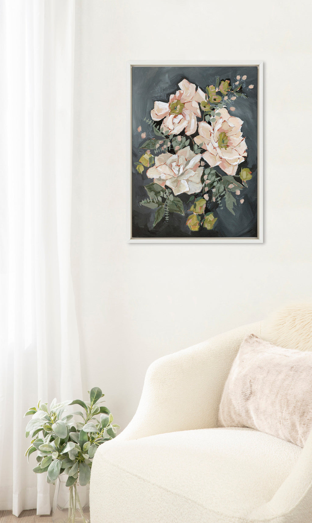 Sylvie Day 24 Framed Canvas by Annie Quigley