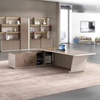 Brimley · Modern L-Shaped Executive Desk