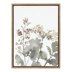 Sylvie Botanical Soft Yellow Framed Canvas by Sara Berrenson