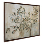 Sylvie Olive Tree Abstract Framed Canvas by The Creative Bunch Studio