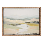 Sylvie Beaded Tranquil Landscape I Framed Canvas by Amy Lighthall