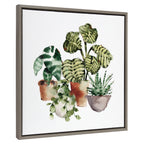 Sylvie Houseplants Framed Canvas by Sara Berrenson