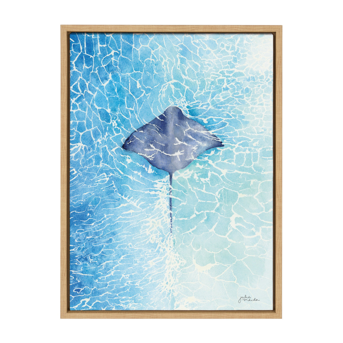 Sylvie Stingray Framed Canvas by Julie Maida