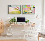 Blake Delight In The Moment 6 Framed Printed Glass by Alicia Schultz
