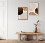 Sylvie Shapes I and II Framed Canvas Set by Amy Lighthall