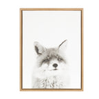 Sylvie Fox Portrait Framed Canvas by Simon Te Tai