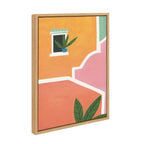 Sylvie Village Walls Framed Canvas By Teju Reval