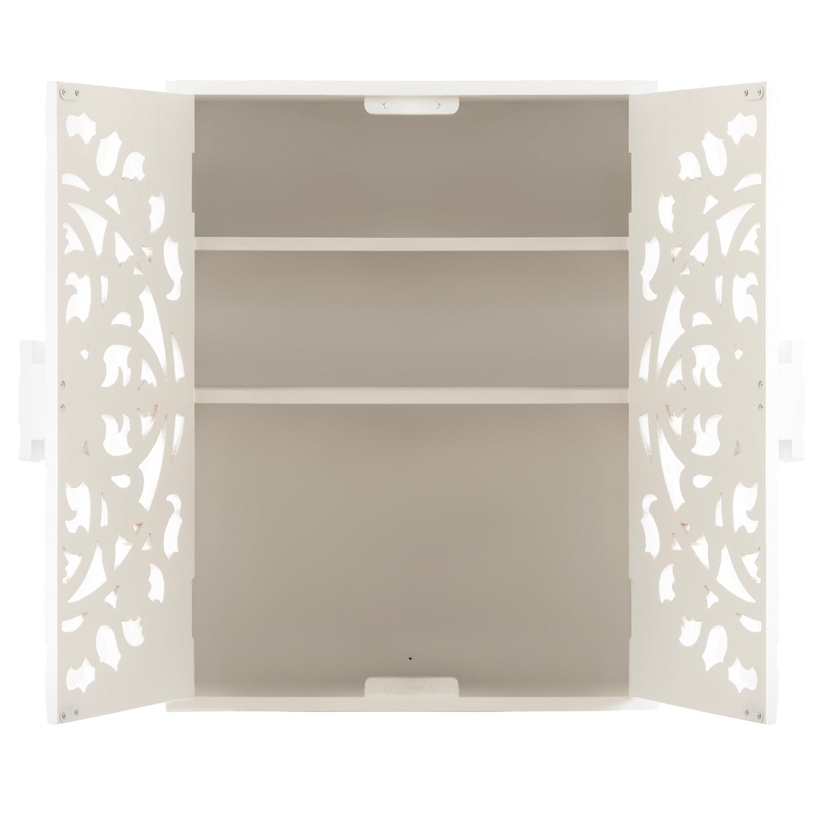 Saanvi Carved Wood Wall Cabinet