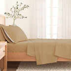 Cotton Solid Flannel Sheet - Nordic Collection