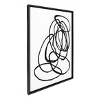 Sylvie Ring of Light 2 Framed Canvas by Nikki Chu