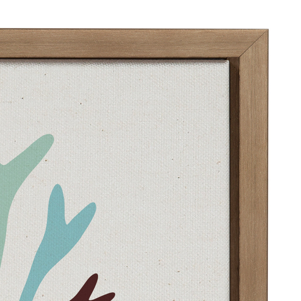 Sylvie Sea Plant Framed Canvas by Alicia Schultz