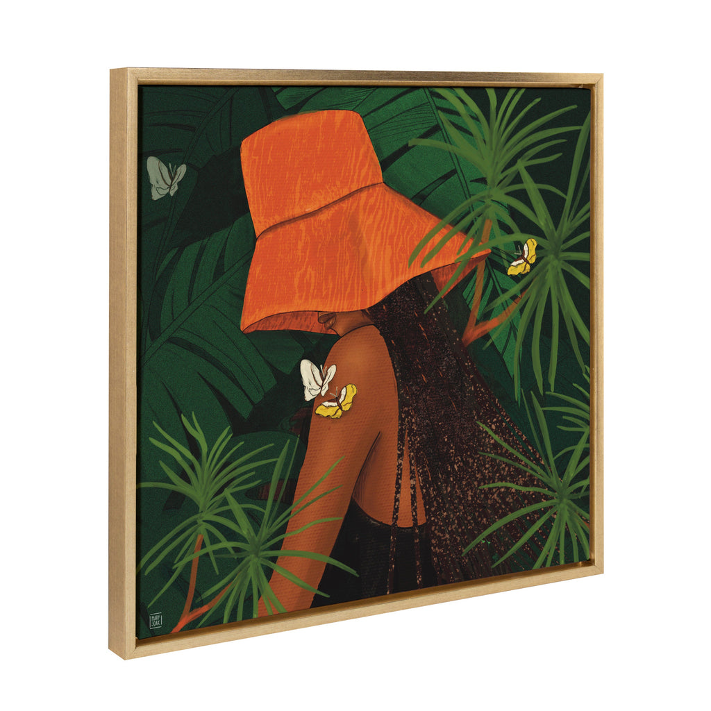 Sylvie Tell Me About Hope Framed Canvas by Mary Joak