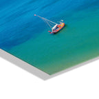 A Lagos Sail Floating Acrylic Art by Rachel Bolgov