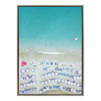 Sylvie Monterosso al Mare Swim Framed Canvas by Rachel Bolgov