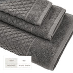 Cotton Diamond Waffle Weave Bath Towel Set - Grayson Collection