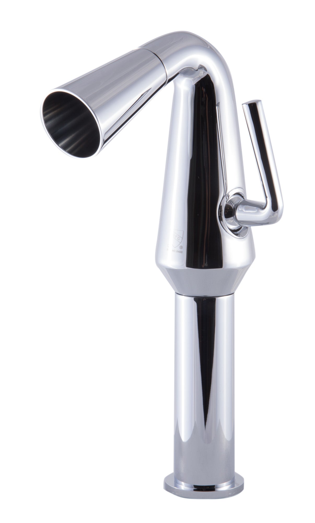 Alfi Brand Ab1792-Pc Polished Chrome Single Hole Tall Cone Waterfall Bathroom Faucet