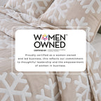 Matelassé Snowflake Quilt Set - Nino Collection