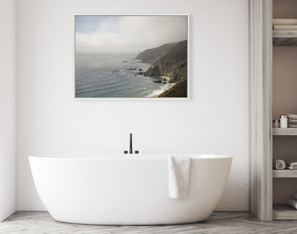 Sylvie Wild Coast No 2 Framed Canvas by Crystal Lynn Collins