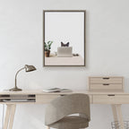 Sylvie I’m Cherise the Creative Cat Framed Canvas by The Creative Bunch Studio