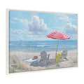 Sylvie Beaded Beach Day Framed Canvas by Abraham Hunter
