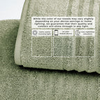 Luxury Combed Cotton Bath Towel Set - Karina Collection