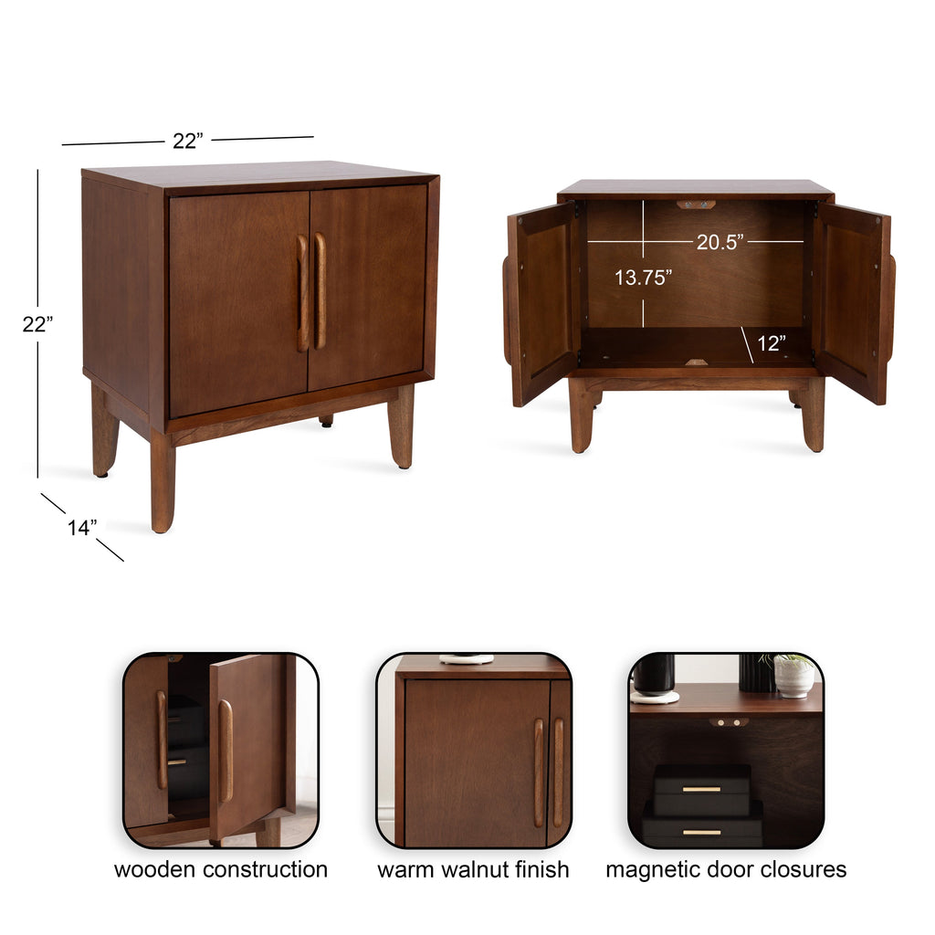 McCutcheon Side Table with Storage