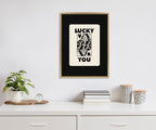 Sylvie Lucky You Framed Canvas by Honey Island Studio
