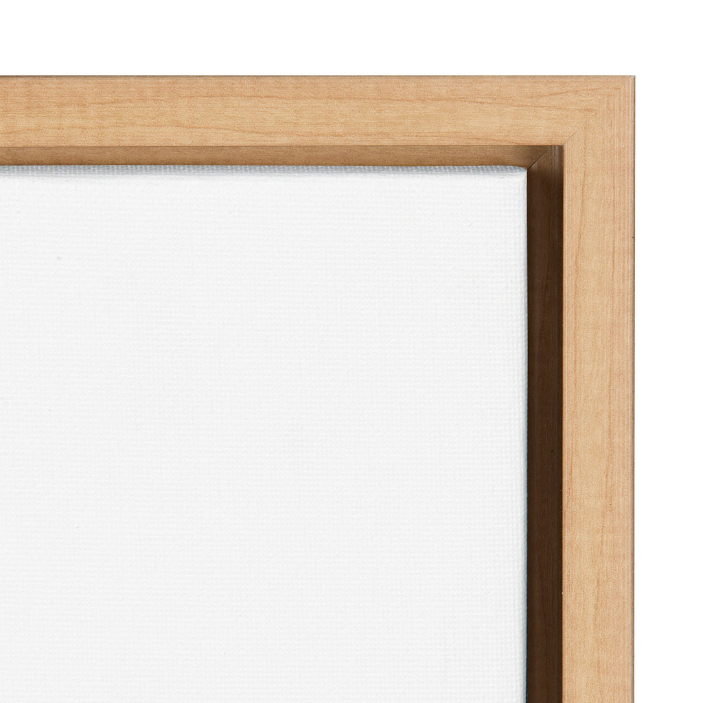 Sylvie Modern Baby Owl Framed Canvas by Rachel Lee of My Dream Wall