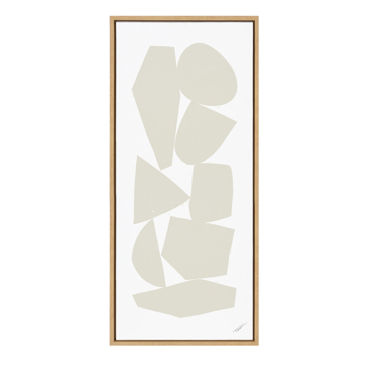 Sylvie Constructed III Framed Canvas by Statement Goods