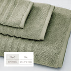 Luxury Combed Cotton Bath Towel Set - Karina Collection