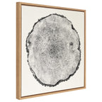 Sylvie Tree Rings Linen Framed Canvas by Emiko and Mark Franzen of F2Images
