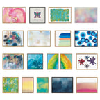 Sylvie Sandy Moon and Carmamel Sunset Framed Canvas Art Set by Mentoring Positives
