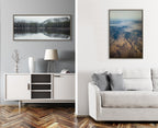 Sylvie Still Reflection Framed Canvas by Emiko and Mark Franzen of F2Images