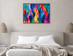 Sylvie EV Brushstroke 128 Framed Canvas by Jessi Raulet of Ettavee