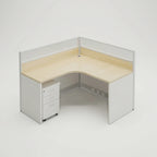 Solven · L-Shaped Cubicle Workstation
