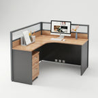 Renvik · L-Shaped Cubicle Workstation