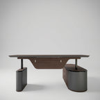 Sawyer · L-Shaped Executive Standing Desk, Adjustable Height