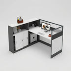 Norven · L-Shaped Cubicle Office Workstation
