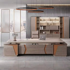 York · Grand Executive Desk w/ Mobile Storage