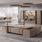 York · Grand Executive Desk w/ Mobile Storage