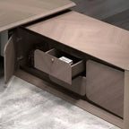 Cognac · Executive Desk w/ Mobile Storage