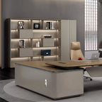 Fenwick · Office Shelves w/ Lighting & Storage